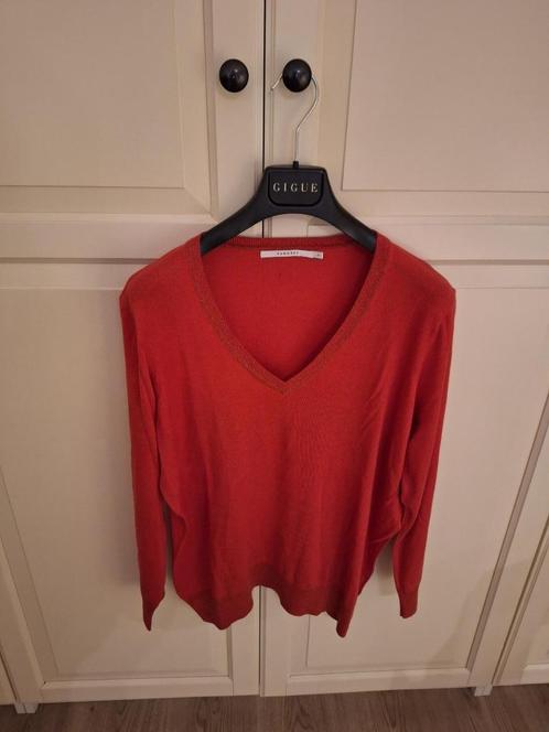 Fijn pulleke Xandres, dames, heel mooi rood, 69% zijde, Kleding | Dames, Truien en Vesten, Zo goed als nieuw, Maat 42/44 (L), Rood