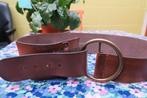 Riem leder bruin Josephine & Co - 92 cm - breedte 7 cm, Neuf, Josephine & Co, Cuir véritable, Enlèvement ou Envoi