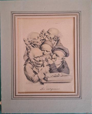 De antiekhandelaars - Louis Léopold Boilly beschikbaar voor biedingen