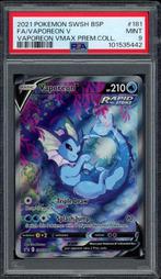 Vaporeon V PSA 9 - SWSH181 - Sword & Shield Promo 2021, Verzenden, Zo goed als nieuw, Losse kaart