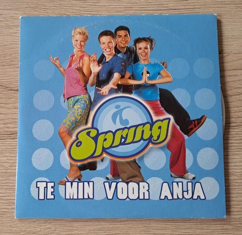 Spring - Te Min Voor Anja - Originele CD-single, Cd's en Dvd's, Cd Singles, Gebruikt, Nederlandstalig, 1 single, Ophalen of Verzenden