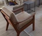 Vintage Deense Design Fauteuil te koop, Ophalen, Hout, 75 tot 100 cm, Zo goed als nieuw