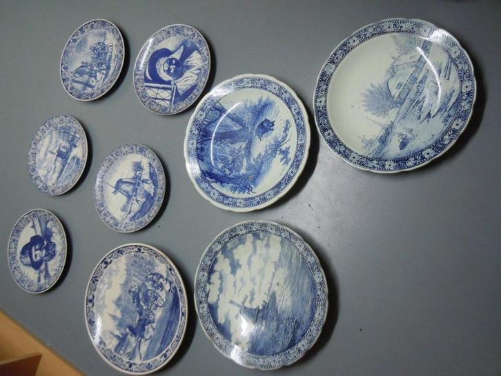 Verzameling echte Delftse borden, Antiek en Kunst, Antiek | Wandborden en Tegels, Ophalen