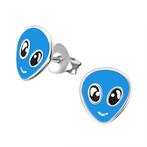 Alien oorbellen in 925 sterling zilver, Handtassen en Accessoires, Kindersieraden, Ophalen of Verzenden, Nieuw, Oorbellen