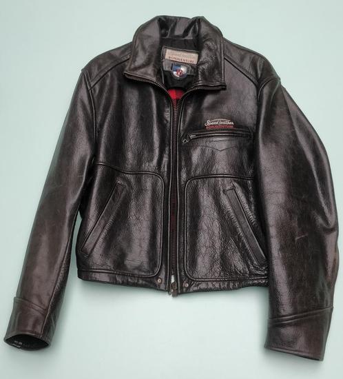 Vintage lederen jacket, Motos, Vêtements | Vêtements de moto, Manteau | cuir, Hommes, Neuf, sans ticket, Enlèvement ou Envoi