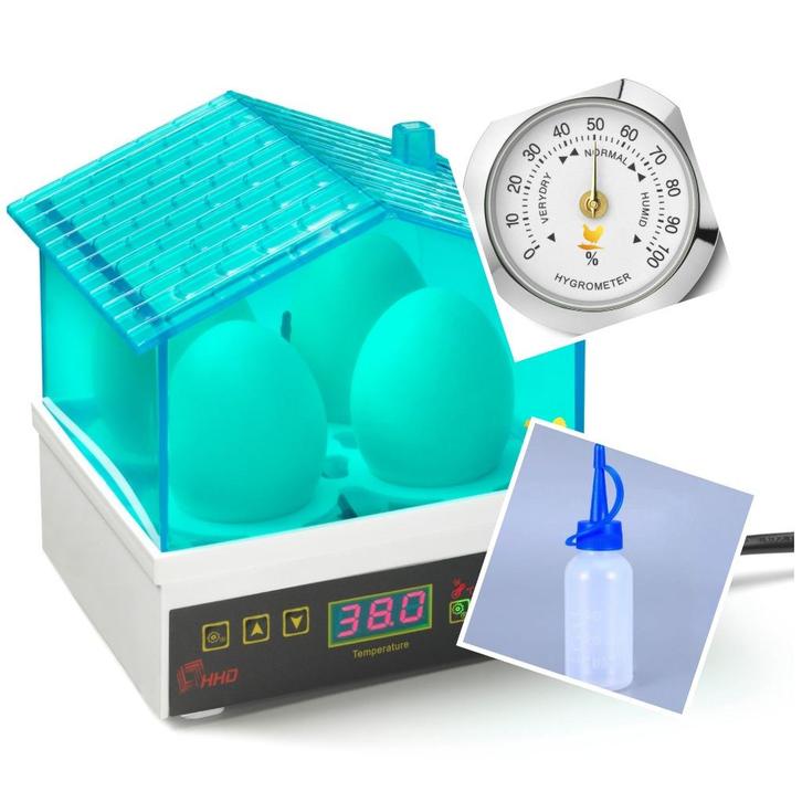 Automatische broedmachine 4 ei + Gratis broedeieren, Dieren en Toebehoren, Pluimvee | Toebehoren, Nieuw, Broedmachine, Ophalen of Verzenden