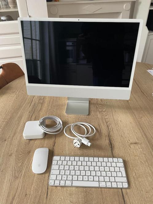 Apple iMac 24" (2021) 16GB/512GB Apple M1 met 8 core GPU, Computers en Software, Apple Desktops, Zo goed als nieuw, iMac, Ophalen of Verzenden