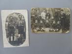 2 oude foto postkaarten voetbal 1920 - 1930, Verzamelen, Foto's en Prenten, Foto, Ophalen of Verzenden, Zo goed als nieuw, Voor 1940