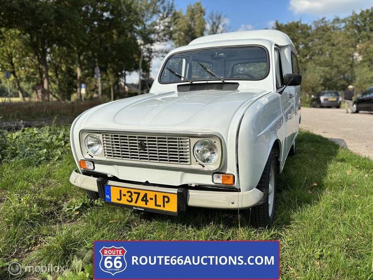 Renault 4 F4 | 1984 | Route 66 Auctions, Auto's, Oldtimers, Bedrijf, Te koop, Renault, Benzine, Overige carrosserie, Handgeschakeld