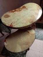 Marmeren bijzettafels 2 stuks, Huis en Inrichting, Ophalen, Zo goed als nieuw