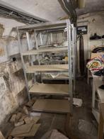 legbord stelling galvaniseerd opberg rek met legborden 4 x, Zakelijke goederen, Kantoor en Winkelinrichting | Magazijn, Stelling en Opslag