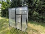 kattenren vogelkooi volière kippenren 2 x 1 x 2 m ZWART, Dieren en Toebehoren, Vogels | Hokken en Kooien, Ophalen of Verzenden