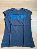 Donkerblauwe t-shirt besties maat 164, Kinderen en Baby's, Kinderkleding | Maat 164, Meisje, Gebruikt, Ophalen of Verzenden, Shirt of Longsleeve