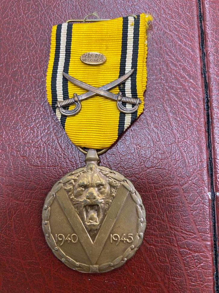 Medaille 58: Holland pays bas 1944 1945, Verzamelen, Militaria | Tweede Wereldoorlog, Ophalen of Verzenden