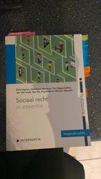 Dirk Leysen - Sociaal recht in essentie, Boeken, Ophalen of Verzenden, Zo goed als nieuw, Nederlands, Dirk Leysen; Jan Van Looij; Werner Wijnants; Ilse Van Puyveld...
