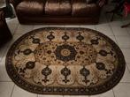 Ovalen mat groen-beige, Maison & Meubles, Ameublement | Tapis & Moquettes, Vintage, Utilisé, Ovale, Vert