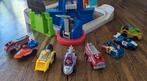 Set Paw Patrol autoracebaan met 8 auto's - zeer goede staat, Ophalen, Gebruikt