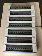 Marklin 4352 nmbs 7 rijtuigen 2e klasse memling., Wisselstroom, Wagon, Ophalen of Verzenden, Zo goed als nieuw