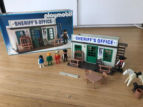 Playmobil cowboys - Sheriff's office 3423, Kinderen en Baby's, Speelgoed | Playmobil, Gebruikt, Ophalen of Verzenden