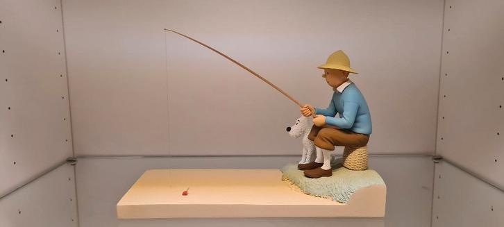 Fariboles (Tintin/Hergé) - Tintin & Milou "A la pêche", Collections, Personnages de BD, Neuf, Statue ou Figurine, Tintin, Enlèvement ou Envoi