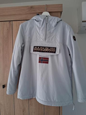 Napapijri winterjas, Gris, Comme neuf, Napapijri, Enlèvement