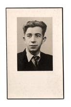 doodsprentje oorlogsslachtoffer Erpe-Mere + Maagdenburg 1943, Enlèvement ou Envoi, Autres, Photo ou Poster