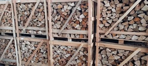 Haardhout Eik Beuk Berk Haardhoutmix, Tuin en Terras, Brandhout, Blokken, Ophalen of Verzenden
