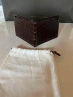Delvaux portefeuille in croco, Bijoux, Sacs & Beauté, Enlèvement, Comme neuf, Cuir