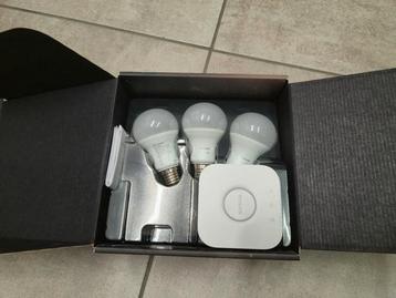 Philips Hue - ampoules E27 et Hue bridge, Enlèvement, Neuf
