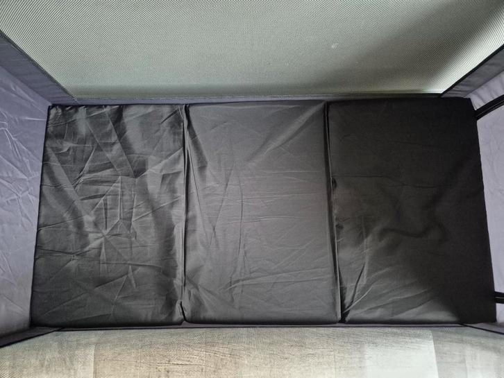 Ding matras voor reisbed zwart 120 x 60 cm, Kinderen en Baby's, Kinderkamer | Beddengoed, Zo goed als nieuw, Zwart, Jongetje of Meisje