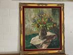 Schilderij vaas bloemen, Ophalen