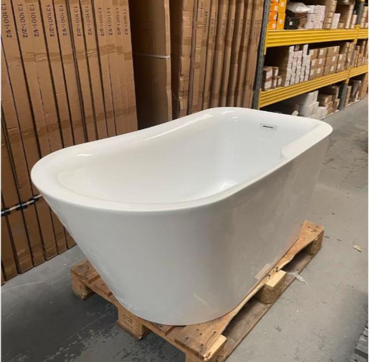 Goedkoop nieuw compact ligbad Bad 150/75/60 nr63, Huis en Inrichting, Overige Huis en Inrichting, Nieuw, Ophalen