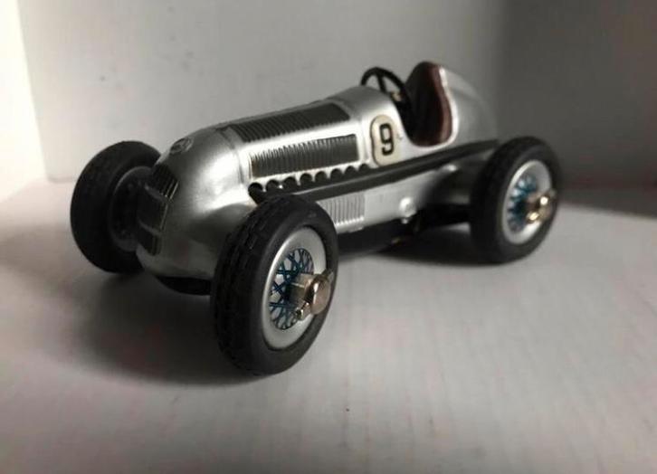 Schuco 1050 Mercedes Silberpfeil raceauto 1936 oldtimer, Verzamelen, Speelgoed, Zo goed als nieuw, Verzenden