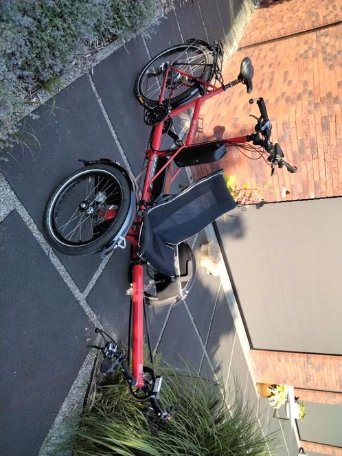 Driewieler/tandem Electrische, Fietsen en Brommers, Fietsen | Driewielfietsen, Zo goed als nieuw, Ophalen