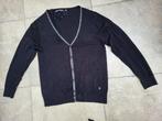 Mooie zwarte zilver gilet mt Large (zie foto's), Ophalen of Verzenden, Gedragen, Maat 42/44 (L), Zwart