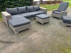 Luxe wicker lounge gardencollections met bijhorende kussens, Enlèvement, Comme neuf, Osier