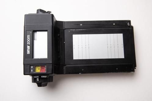 Sinar Vario ZOOM filmcassette mét Vario Mask en andere, Audio, Tv en Foto, Fotocamera's Analoog, Zo goed als nieuw, Overige Merken