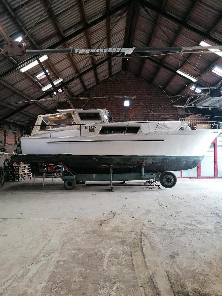 Stalen Vennekens motorjacht, Sports nautiques & Bateaux, Bateaux à moteur & Yachts à moteur, Utilisé, Acier, 6 à 9 mètres, Diesel