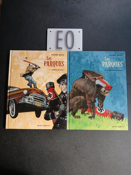 Lot de 2 bd les parques 1 et 2,EO (série complète), Boeken, Stripverhalen, Gelezen, Ophalen of Verzenden