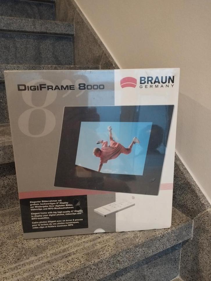 Braun DigiFrame 8000, TV, Hi-fi & Vidéo, Photo | Cadres photos numériques, Neuf, Enlèvement ou Envoi
