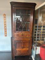 Antieke hoek kast, Huis en Inrichting, Kasten | Vitrinekasten, Ophalen, Zo goed als nieuw