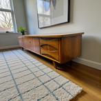 Vintage XL houten tvmeubel / lowboard / lage dressoir, Huis en Inrichting, Ophalen of Verzenden, Zo goed als nieuw