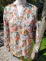 gebloemde bloes zara, Beige, Ophalen of Verzenden, Zo goed als nieuw, Maat 36 (S)