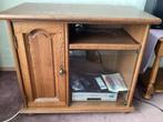 Tv meubel met draaiplateau op wieltjes, Huis en Inrichting, Ophalen, Gebruikt, Eikenhout, 50 tot 100 cm