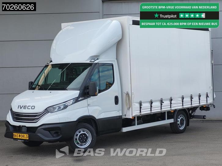 Iveco Daily 35S21 3.0L 210PK Automaat Schuifzeilen Laadklep, Auto's, Bestelwagens en Lichte vracht, Bedrijf, Te koop, Airconditioning