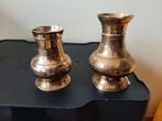 Koperen kannen met gegraveerde ontwerpen, Antiek en Kunst, Ophalen of Verzenden, Koper