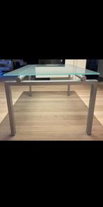 Eettafel, Huis en Inrichting, Ophalen, Gebruikt, 50 tot 100 cm, Glas