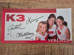 Handtekeningkaart K3 originals, Verzamelen, Ophalen of Verzenden, Zo goed als nieuw