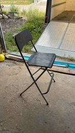 Barkruk Ikea zwart 63cm hoog, Huis en Inrichting, Barkrukken, Ophalen, Gebruikt, Met voetsteun, 60 tot 90 cm