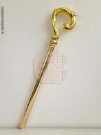 Decoratieve Sinterklaas staf - 55cm, goudkleurig, Diversen, Sinterklaas, Verzenden